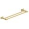 Deltana 55D Bath Series, Double Towel Bar Satin Brass (US4) Finished