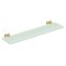 Deltana 55D Bath Series, Glass Shelf Satin Brass (US4) Finished