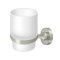 Deltana BBN Series, Zinc/Aluminum, Frosted Glass Tumbler Set Satin Nickel (US15) Finished