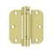 Deltana DTDSH35R5, Single Acting Spring, Polished Brass (US3), Full Mortise