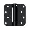 Deltana DTDSH4R5, Single Acting Spring, Paint Black (US1B), Full Mortise