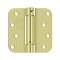 Deltana DTDSH4R5T, Single Acting Spring, Zinc Plated (US2D), Full Mortise