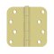 Deltana DTS44R5BB, 2 Ball Bearings, Polished Brass (US3), Full Mortise