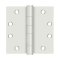 Deltana DTS45BB, 2 Ball Bearings, Prime Coat White (USPW), Full Mortise