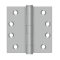 Deltana DTSS44, Plain Bearing, Satin Stainless Steel (US32D), Full Mortise, Steel Hinge