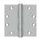 Deltana DTSS45U32D, Plain Bearing, Satin Stainless Steel (US32D), Full Mortise