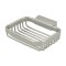 Content Deltana Bathroom Basket Rectangular Soap Holder Satin Nickel (US15) Finished