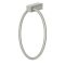 Deltana Zinc-Aluminum Towel Ring Satin Nickel (US15) Finished