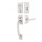 Emtek E4817 - E4017 Modern Style Electronic Keypad Entry Set, Oil Rubbed Bronze (US10B) Finish