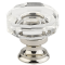 Emtek 86571 Lowell Crystal Knob- Polished Chrome