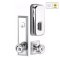 Emtek EMP8821 EMPowered™ Motorized SMART Lock with Wilshire Sideplate Locks, Keyed, 5-1/2 CTC, Oil Rubbed Bronze (US10B) Finish