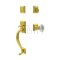Emtek 4413HT Franklin Entry Set with Hampton Crystal Knob (US4)