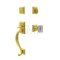 Emtek 4413WS Franklin Entry Set with Windsor Crystal Knob (US4)