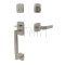 Emtek 4715AST Entry Set in Polished Nickel - Lifetime Finish (US14)