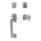 Emtek 4715HT Tubular Entry Set in Satin Nickel Finish (US15)