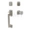 Emtek 4715MDC Tubular Entry Set in Satin Nickel Finish (US15)