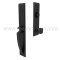Emtek 4816FRK Entry Set in Flat Black Finish (US19)