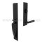 Emtek 4816LSHA Entry Set in Flat Black Finish (US19)