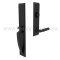 Emtek 4816MYL Entry Set in Flat Black Finish (US19)