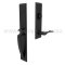 Emtek 4816TRT Entry Set in Flat Black Finish (US19)