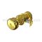 Emtek 5100P Keyed In Knob Regular Rosette with Providence Knob, Entry US4