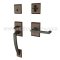 EMTEK Ares Entry Lock with Argon Lever, USB10B Finish