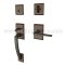 EMTEK Ares Entry Lock with Athena Lever, USB10B Finish