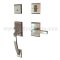 EMTEK Ares Entry Lock with Sion Lever, Satin Nickel US15 Finish