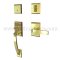 EMTEK Ares Entry Lock with Spencer Lever, Satin Brass US4 Finish