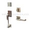 EMTEK Baden Entry Lock with Argos Lever, Polished Nickel US14 Finish