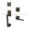 EMTEK Baden Entry Lock with Athena Lever, USB10B Finish