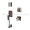 EMTEK Baden Entry Lock with Freestone Lever, Polished Chrome US26 Finish