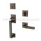 EMTEK Baden Entry Lock with Hercules Lever, USB10B Finish