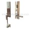 EMTEK Davos Entry Lock with Basel Lever, Polished Nickel US14 Finish