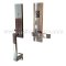 EMTEK Davos Entry Lock with Geneva Lever, Polished Chrome US26 Finish
