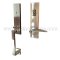 EMTEK Davos Entry Lock with Mercury Lever, Polished Nickel US14 Finish