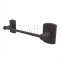 Emtek 23024 Sandcast Bronze Towel Bar with #4 Rosette