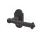 Emtek 2303 Paper Holder Bar Style with #1 Rosette