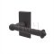 Emtek 2303 Paper Holder Bar Style with #3 Rosette