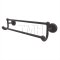 Emtek 23051 Sandcast Bronze Double Towel Bar with #2 Rosette (FB)