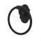 Emtek 2501 Wrought Steel Towel Ring with #1 Rosettee - FBS