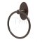 Emtek 2601 Traditional Brass Towel Ring with Brass Oval Rosette (US10B)