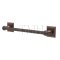 Emtek 26024 Traditional Brass Towel Bar with Brass Quincy Rosette (US10B)