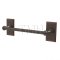 Emtek 26024 Traditional Brass Towel Bar with Brass Rectangular Rosette (US10B)