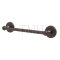 Emtek 26024 Traditional Brass Towel Bar with Watford Rosette (US10B)