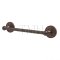 Emtek 26024 Traditional Brass Towel Bar with Lancaster Rosette (US10B)