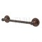 Emtek 26024 Traditional Brass Towel Bar with Regular Rosette (US10B)
