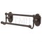 Emtek 26031 Traditional Brass Double Towel Bar with #8 Rosette (US10B)