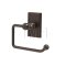 Emtek 2604 Traditional Brass Paper Holder Bar with Arts & Craft Rosette (US10B)