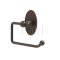 Emtek 2604 Traditional Brass Paper Holder Bar with Brass Oval Rosette (US10B)
